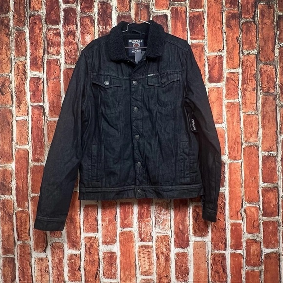 Buffalo Men’s Denim Jacket – Plaid Lined Size XL